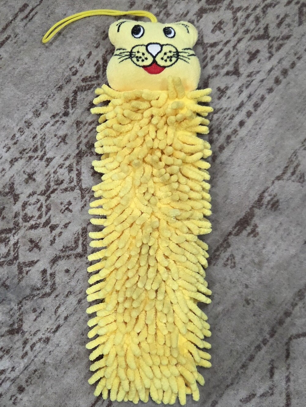 Norwex Pet To Dry Hand Towel Yellow Tiger